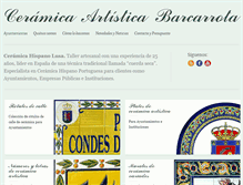 Tablet Screenshot of ceramicabarcarrota.com